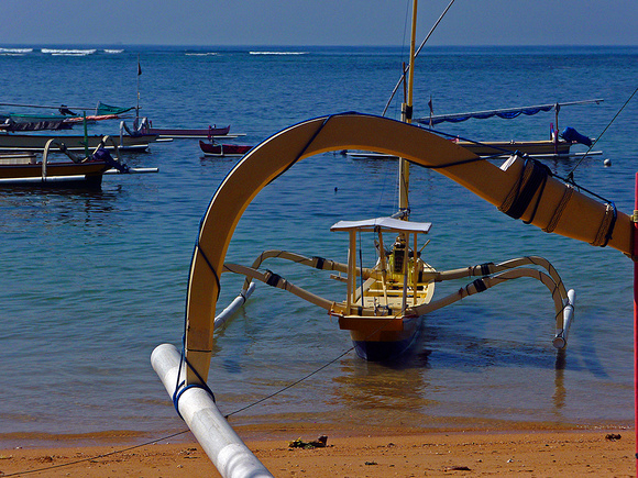 Traditional Balinese boat