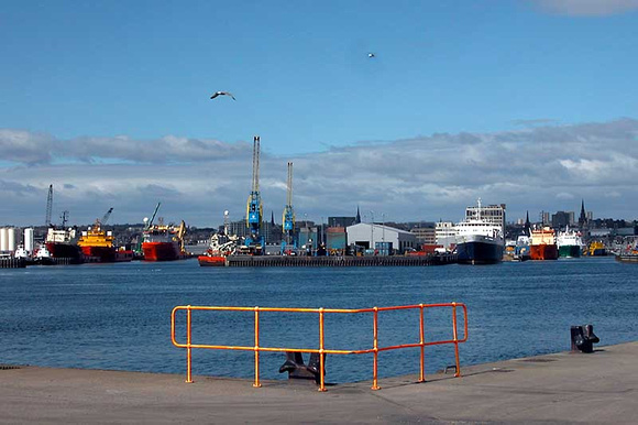 Aberdeen's North Sea oil port