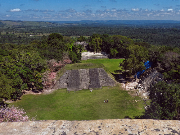 View at Xunatunich (Mayan site)