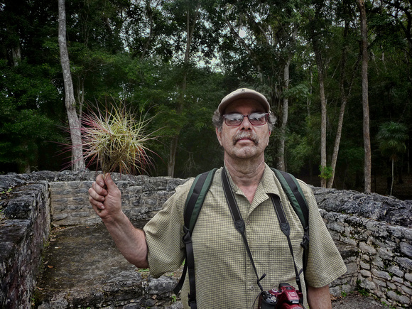 Peter at Caracol, Belize’s largest Mayan site
