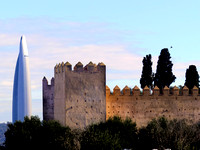 Rabat: old gates, new business building