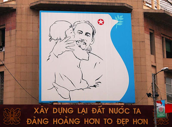 Ho Chi Minh's image is everywhere