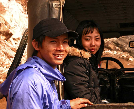 Chi and Thuan, our guides to Sapa...