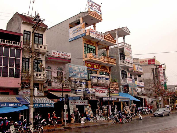 a provincial town 100 km south of Hanoi.